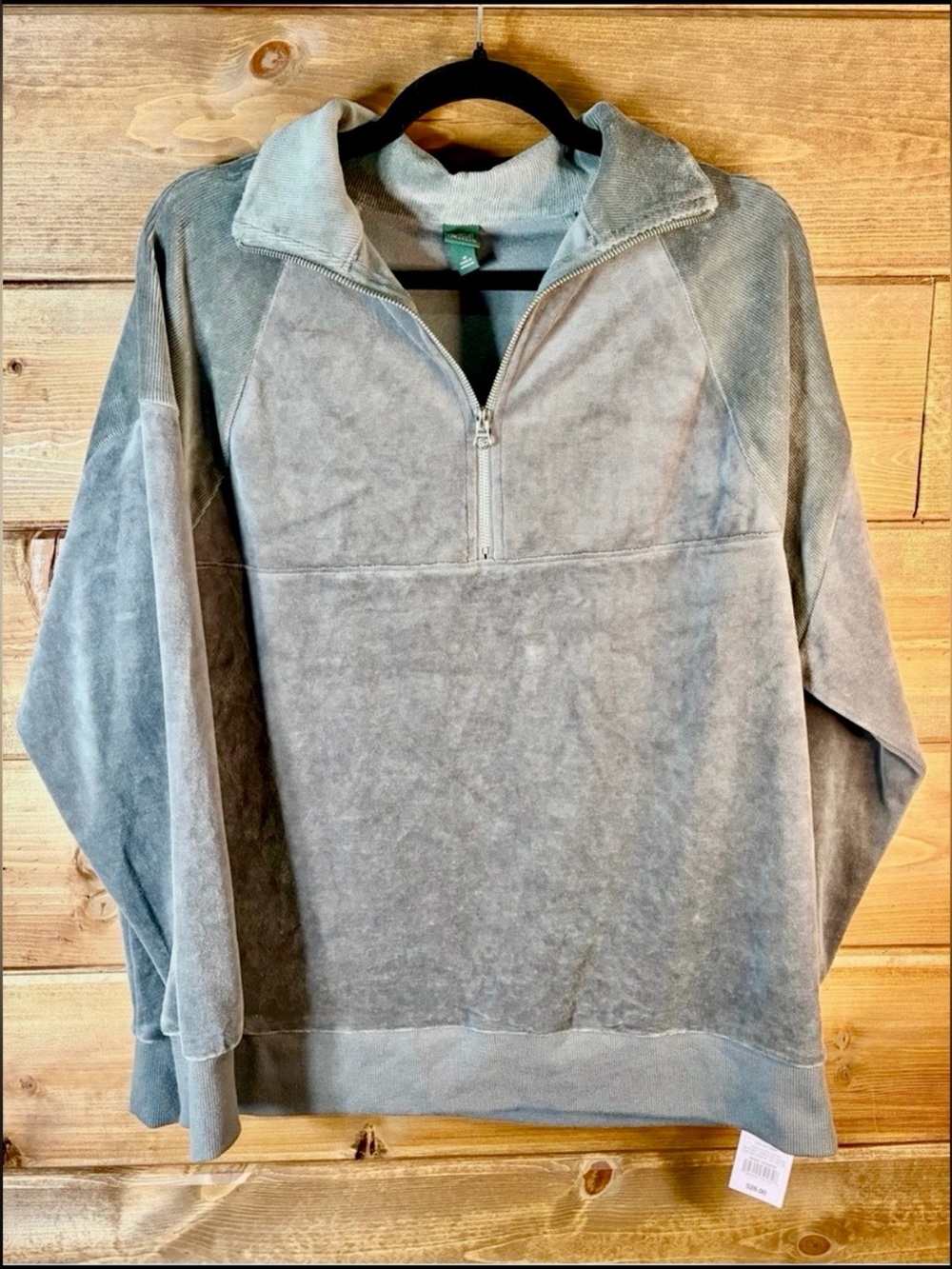 Men's Gray Wild Fable Quarter-Zip Pullover Sweater Size Medium 🖤